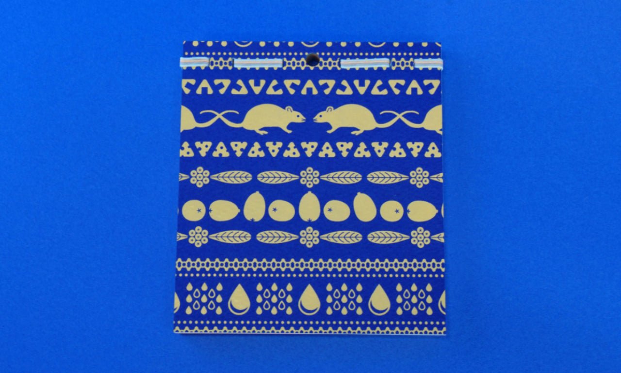 ori kaki "おりかき" Notepad (Blue color)