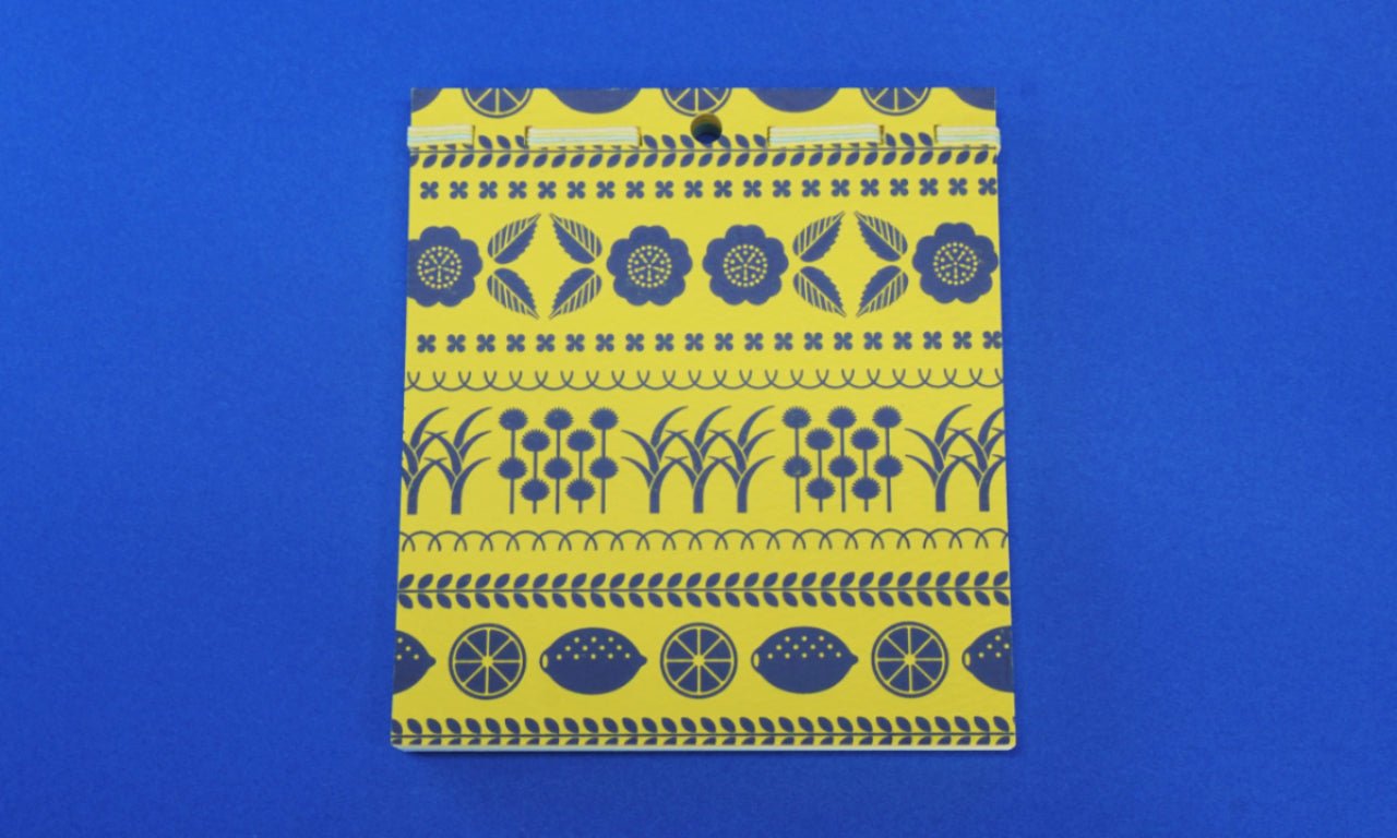 ori kaki "おりかき" Notepad (Lemon color)