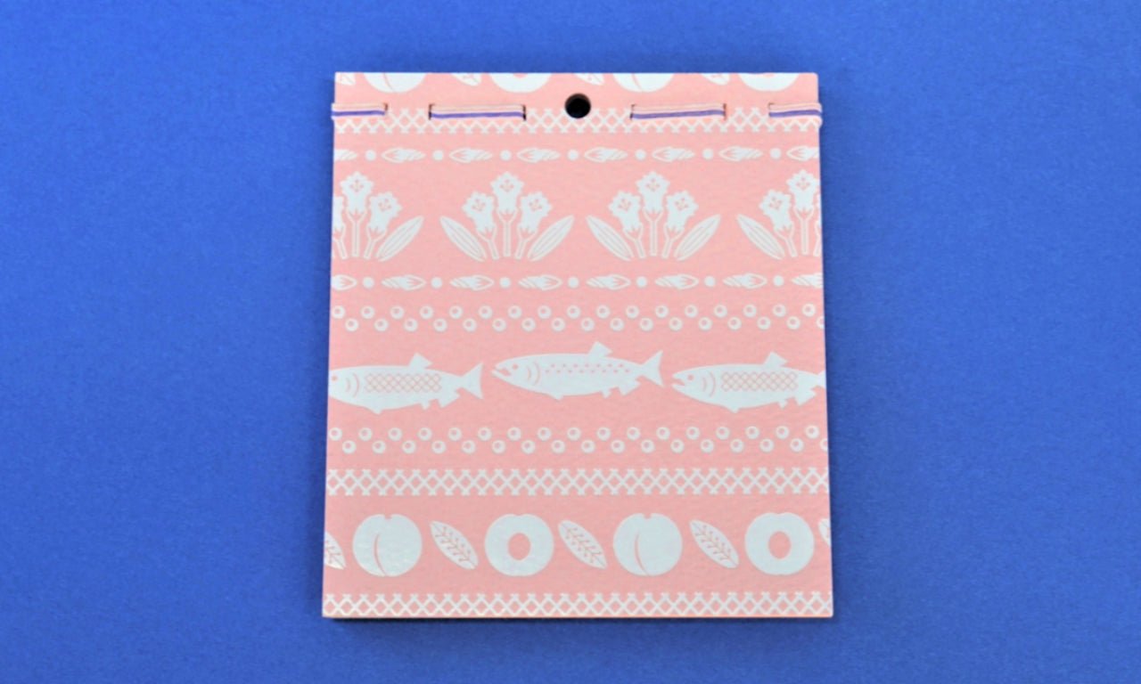 ori kaki "おりかき" Notepad (Peach color)