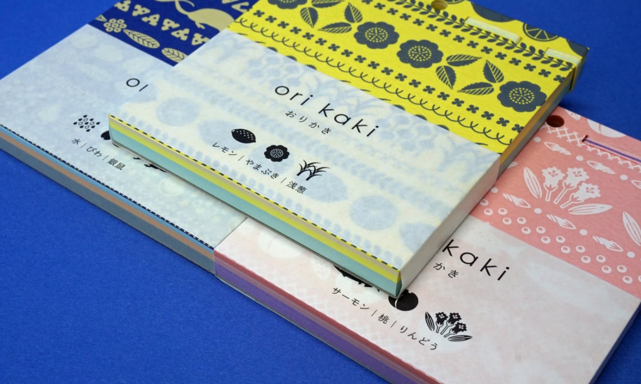 ori kaki "おりかき" Notepad [3 bundle set]