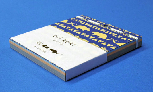 ori kaki "おりかき" Notepad (Blue color)