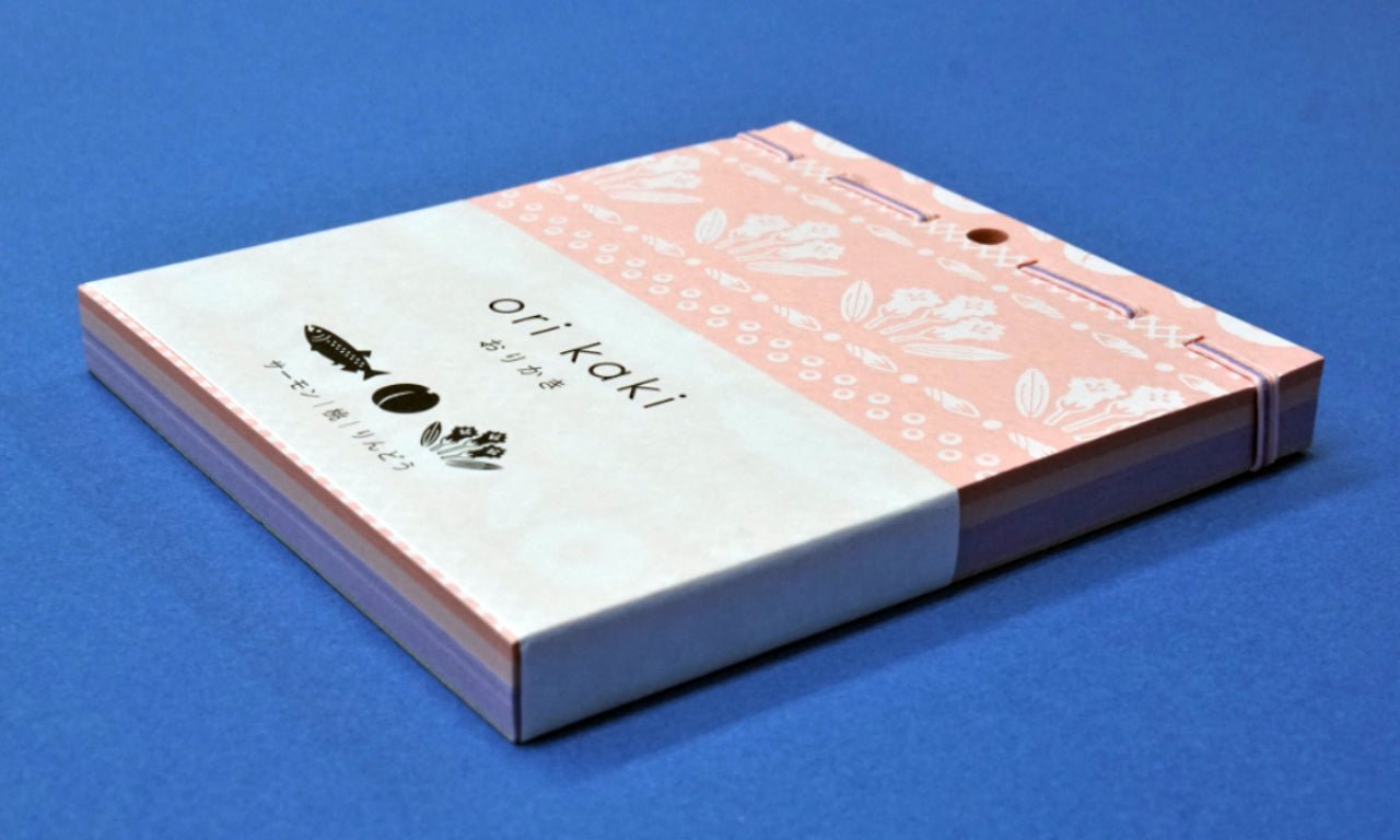 ori kaki "おりかき" Notepad (Peach color)
